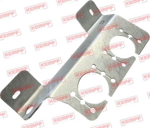 25469 Kempf Halter f. Elektroausr., f. 3x Steckdose, links